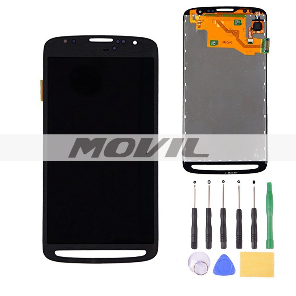 LCD Screen+Touch Digitizer Assembly for Samsung Galaxy S4 Active i9295 i537 Gray